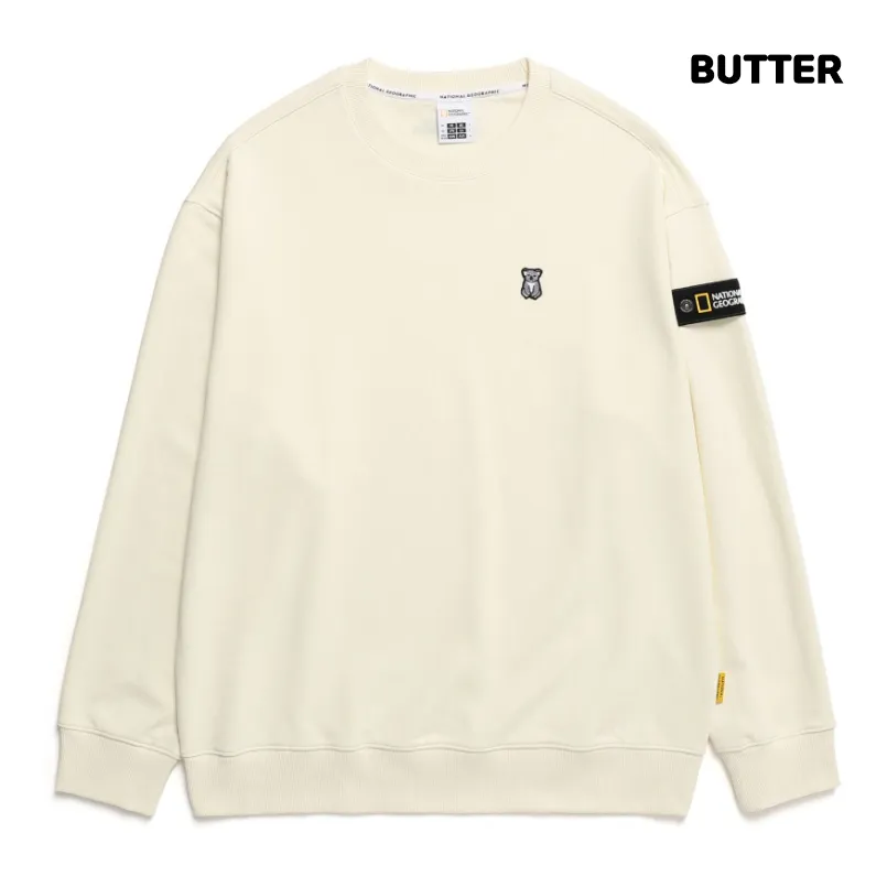 NATIONAL GEOGRAPHIC  |Unisex Street Style Long Sleeves Logo Sweatshirts