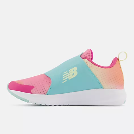 New Balance Girls Youth FuelCore Reveal v3 BOA Lace Athletic Shoes- Hi-Pink/Surf/Peach Glaze