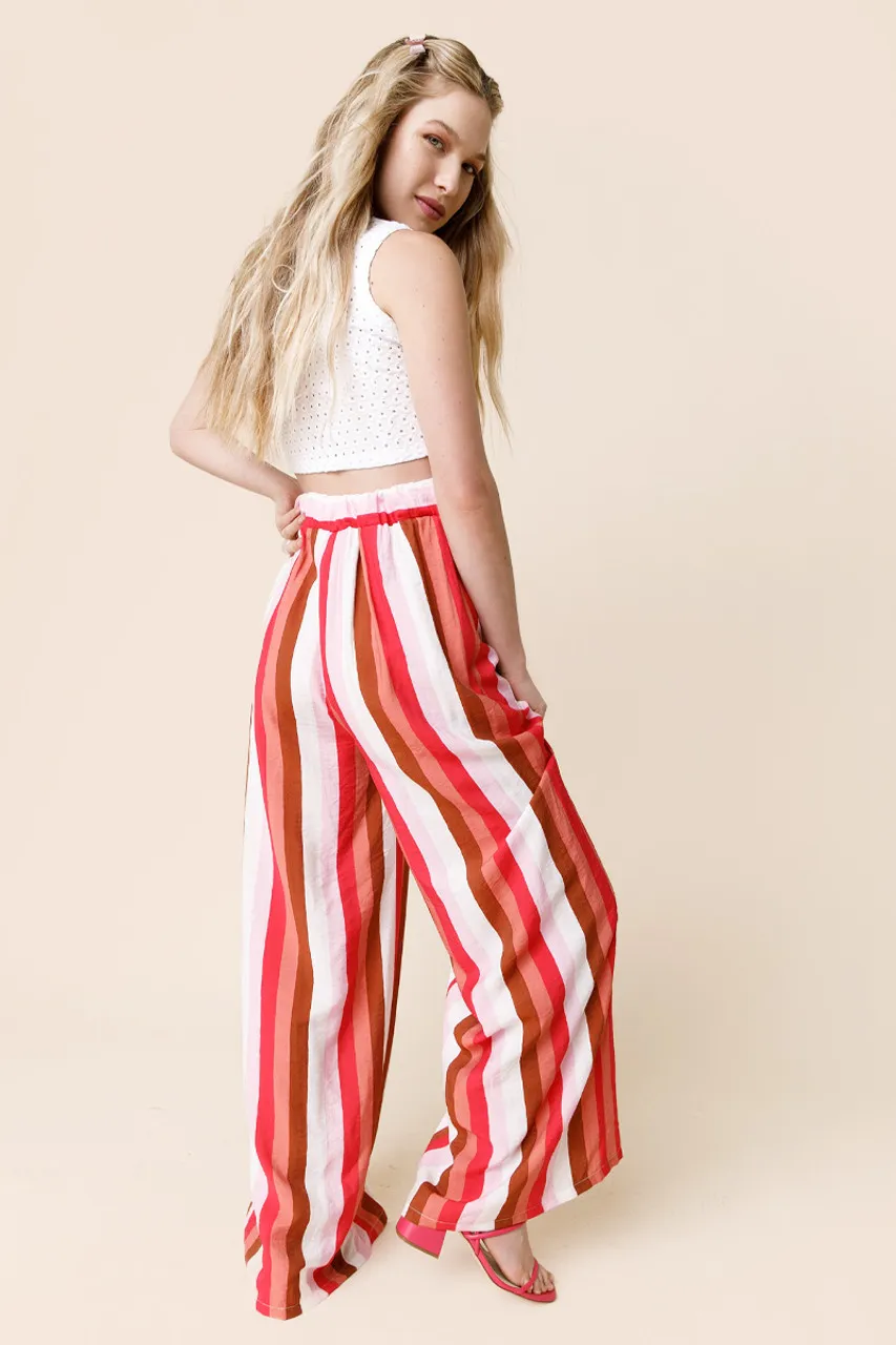 Nichelle Striped Palazzo Pants