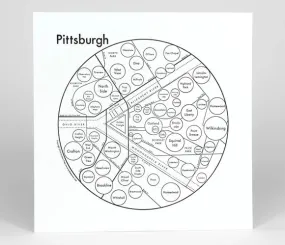 Pittsburgh Circle Map (8 x 8)