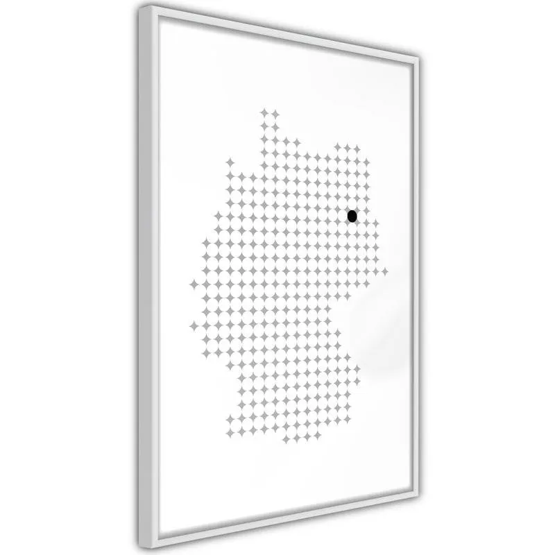 Poster Pixel Map of Germany