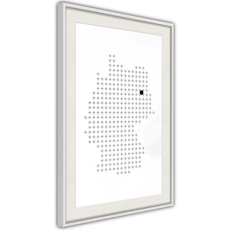 Poster Pixel Map of Germany