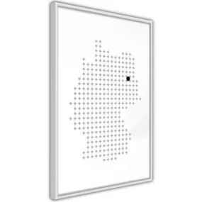 Poster Pixel Map of Germany