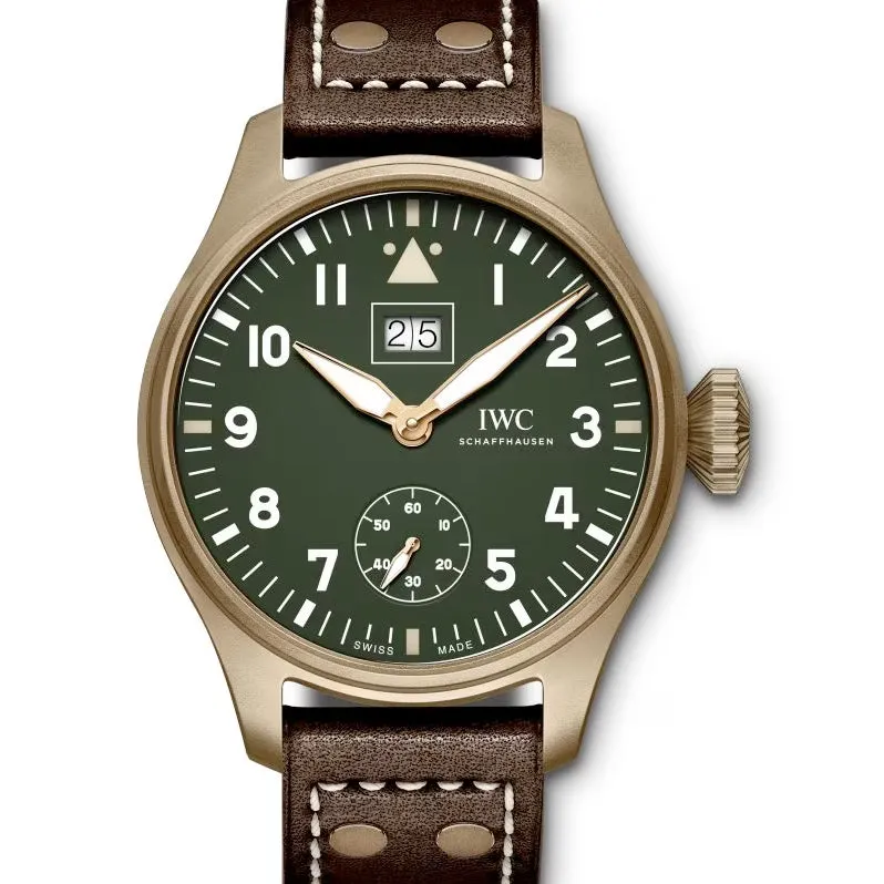 Pre-Owned IWC Spitfire Mission Accomplished Watch 46.2mm Green Bronze IW510506