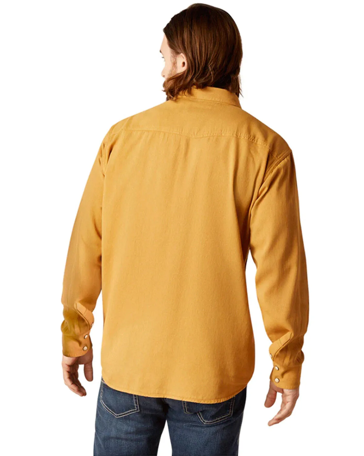 Product Name:  Ariat Men's Jurlington Retro Fit Solid Long Sleeve Snap Western Shirt - Tall