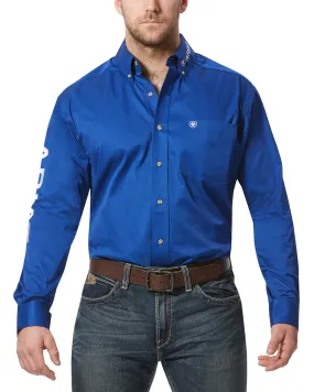 Product Name:  Ariat Men's Solid Twill Team Logo Long Sleeve Button-Down Western Shirt