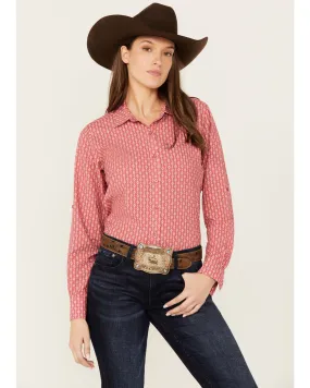 Product Name:  Ariat Women's Southwestern Striped VentTek Long Sleeve Button-Down Western Shirt