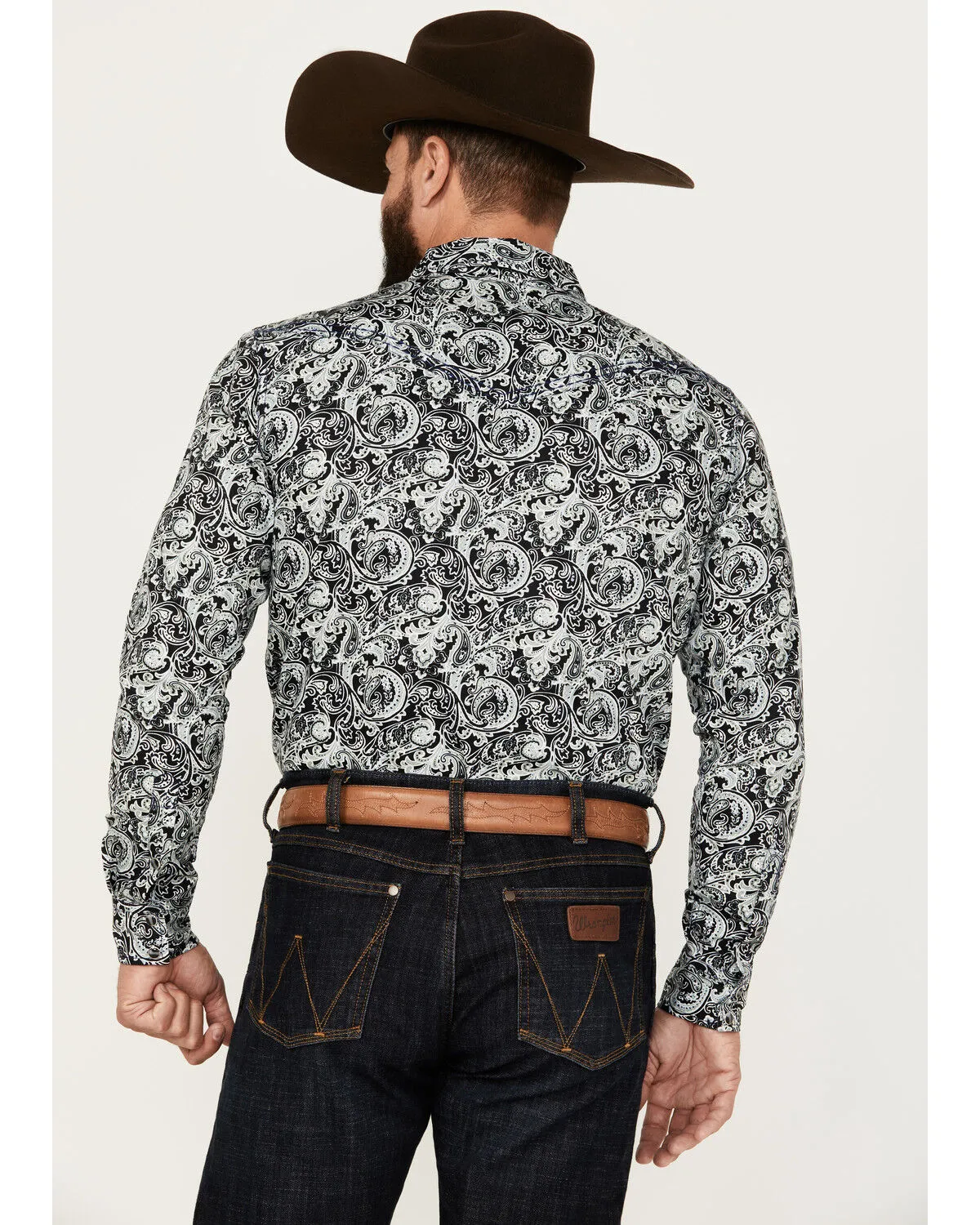 Product Name:  Cody James Men's Showdown Paisley Print Long Sleeve Snap Western Shirt