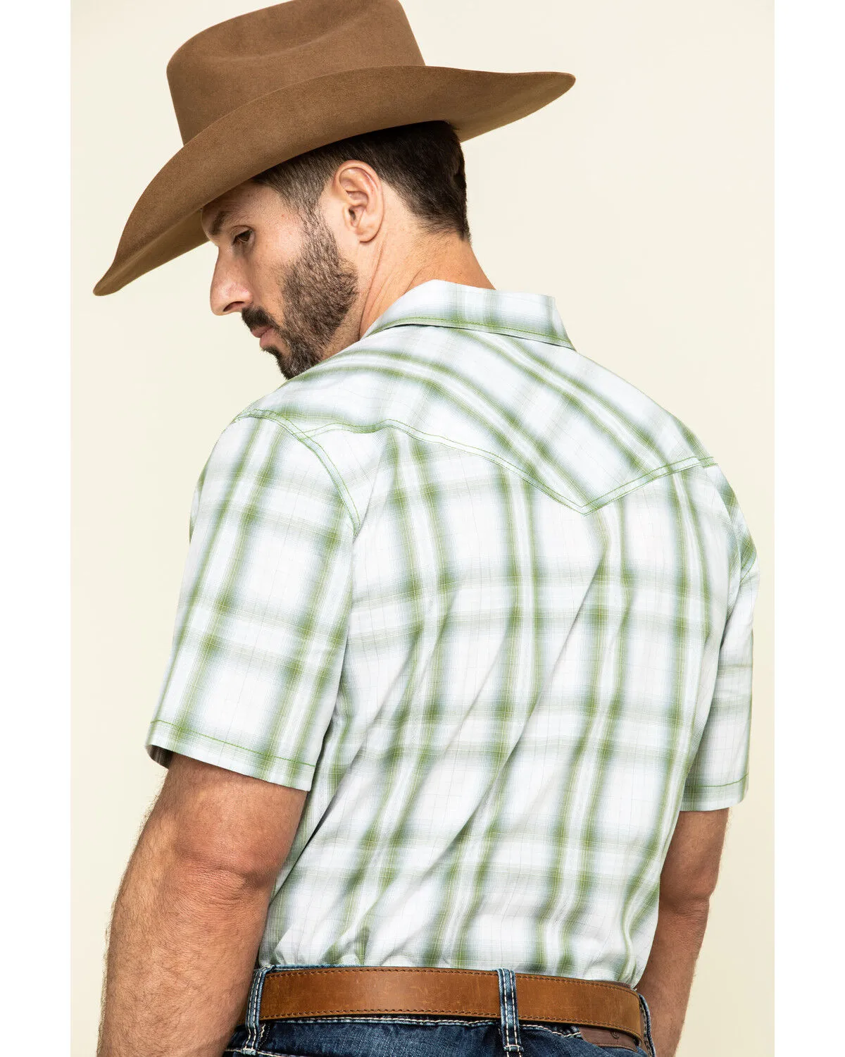 Product Name:  Cody James Men's Woodlands Large Plaid Short Sleeve Western Shirt