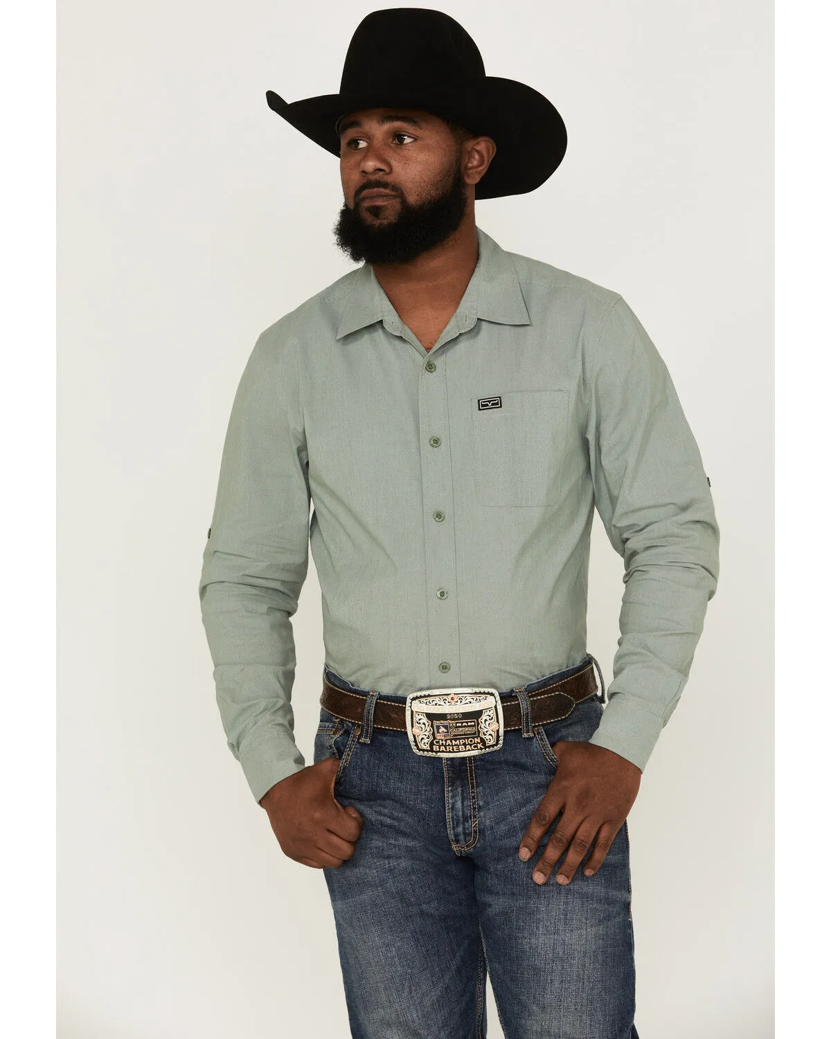 Product Name:  Kimes Ranch Men's Solid Linville Coolmax Button Down Western Shirt