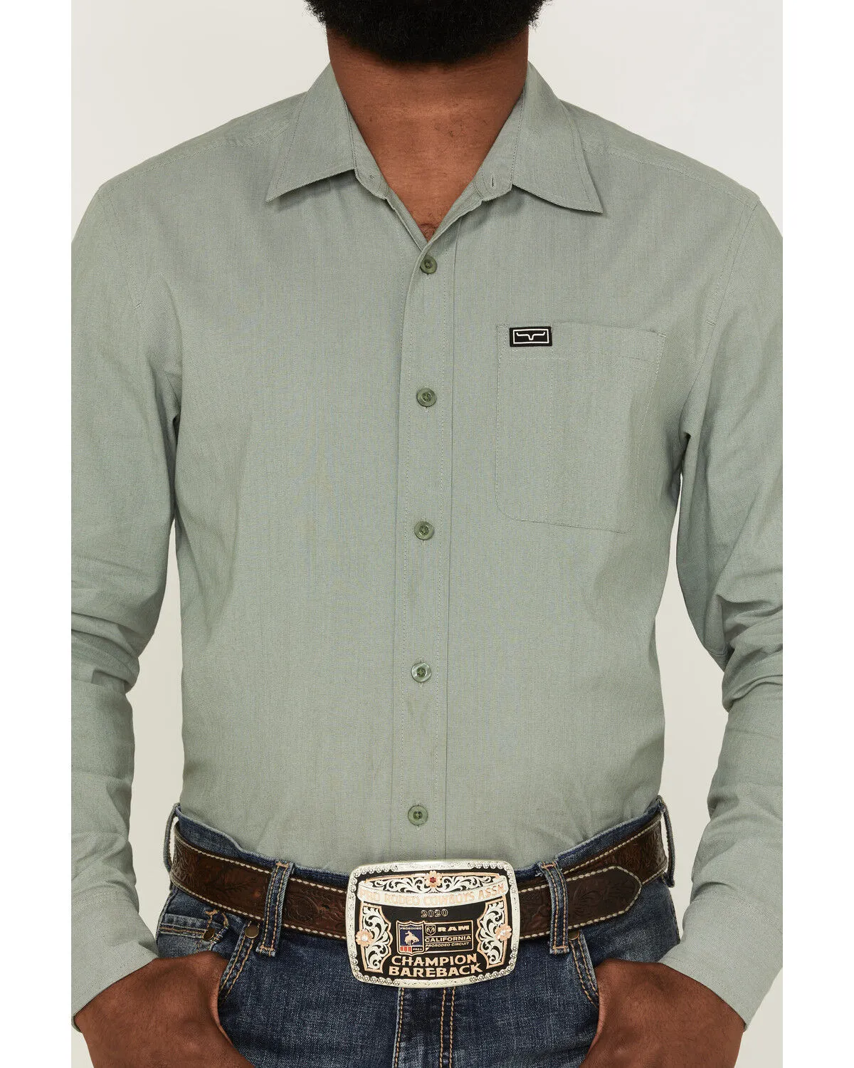 Product Name:  Kimes Ranch Men's Solid Linville Coolmax Button Down Western Shirt