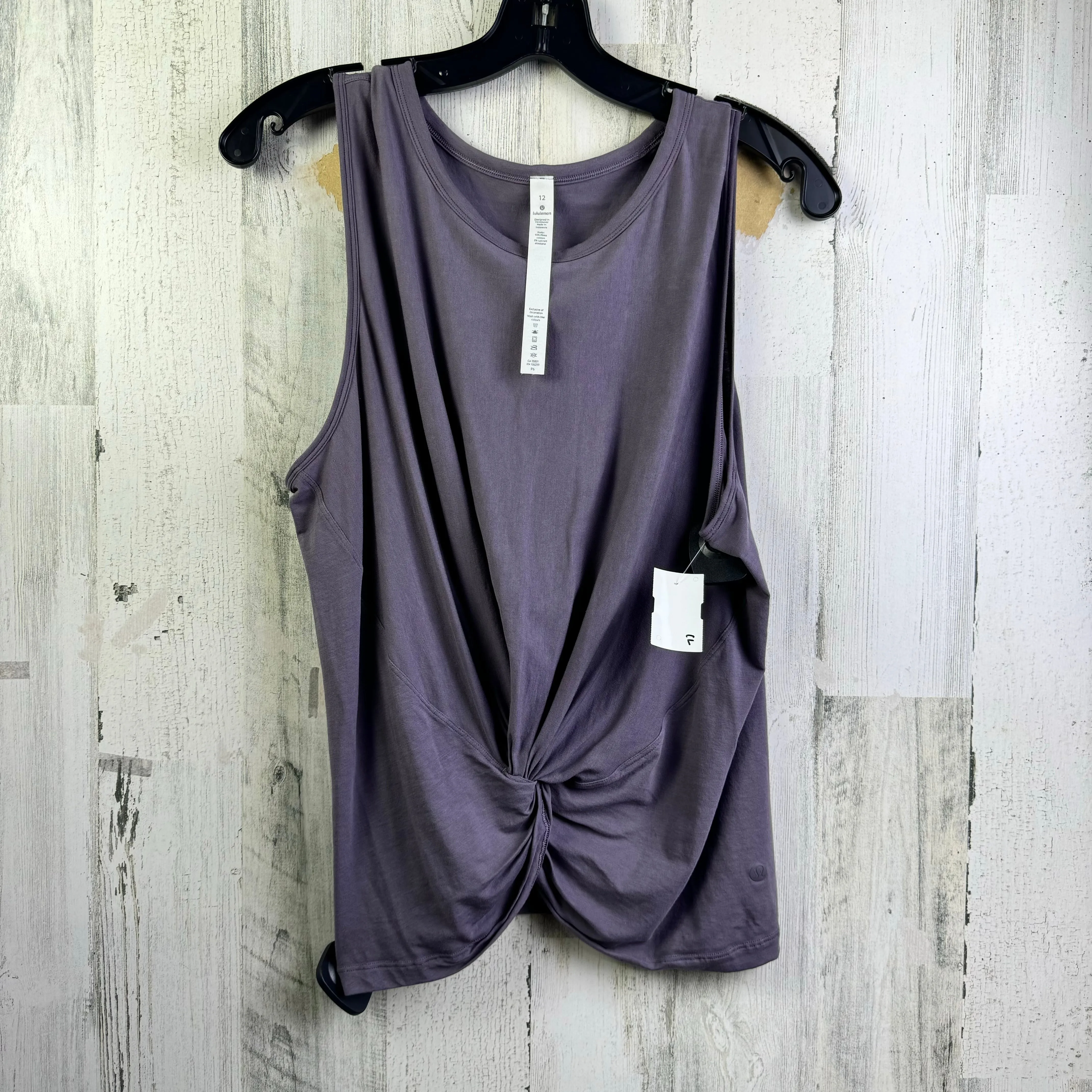 Purple Athletic Tank Top Lululemon, Size S