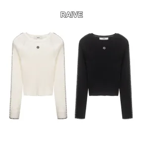 RAIVE  |Casual Style Street Style Long Sleeves Plain Cotton