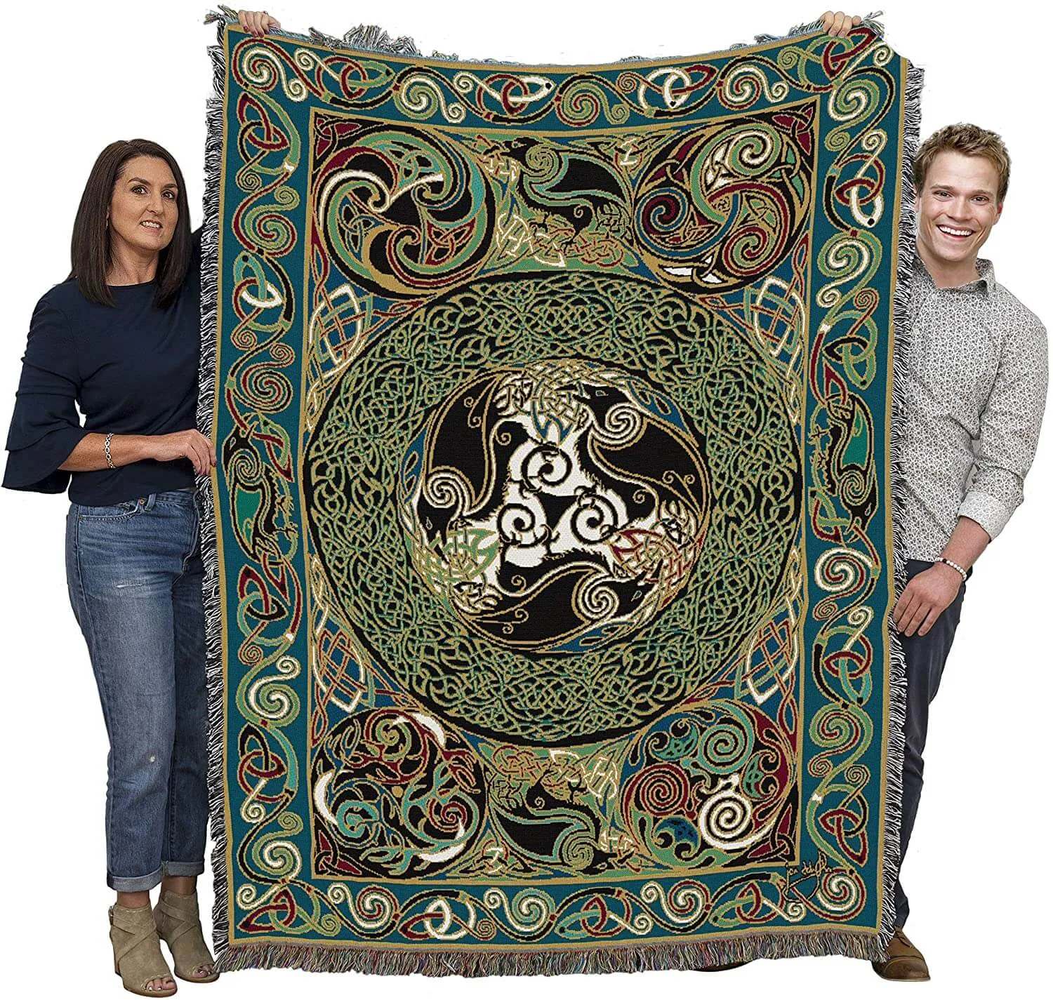 Ravens Panel Tapestry Blanket