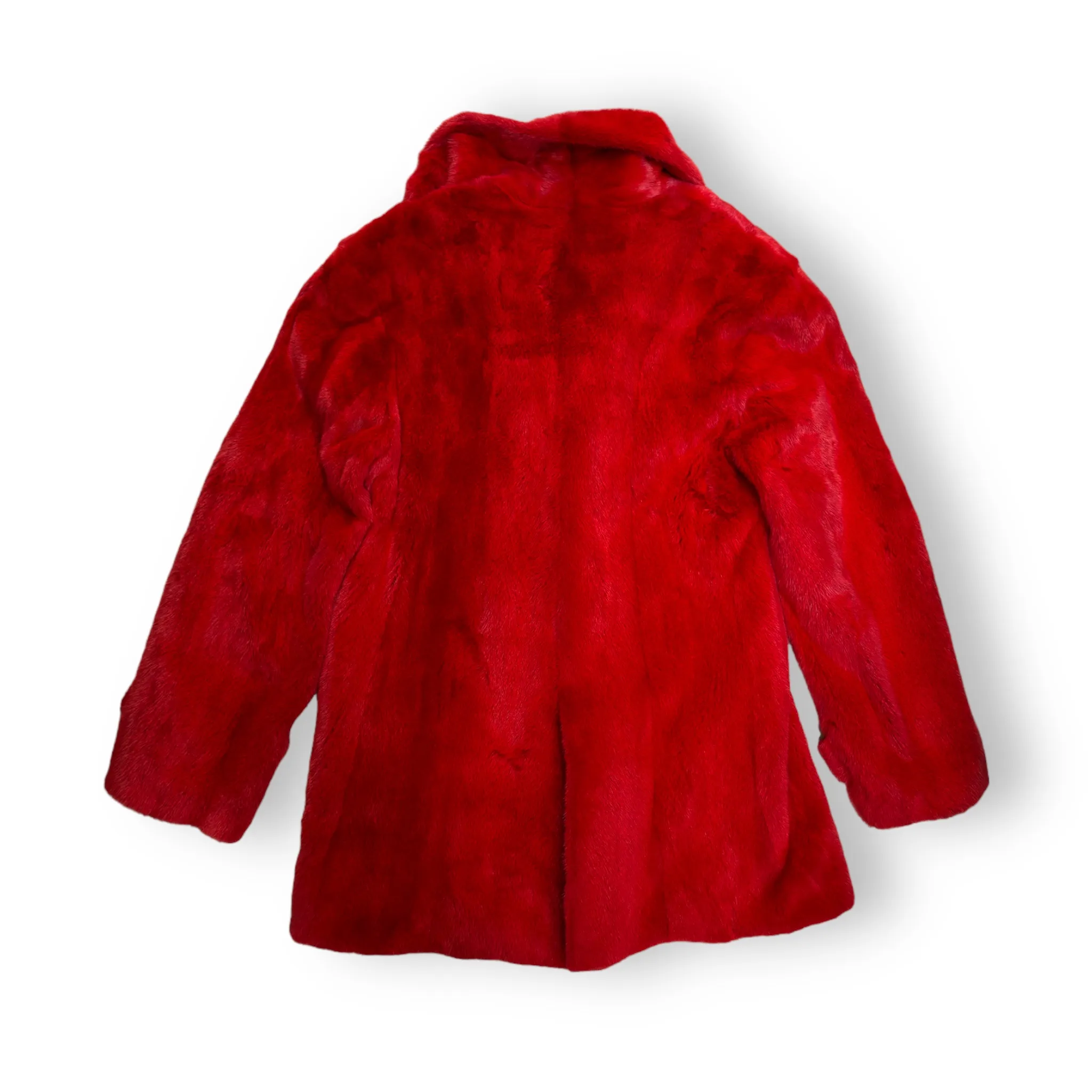 Red Full Skin Mink Coat - Daniel's Leather