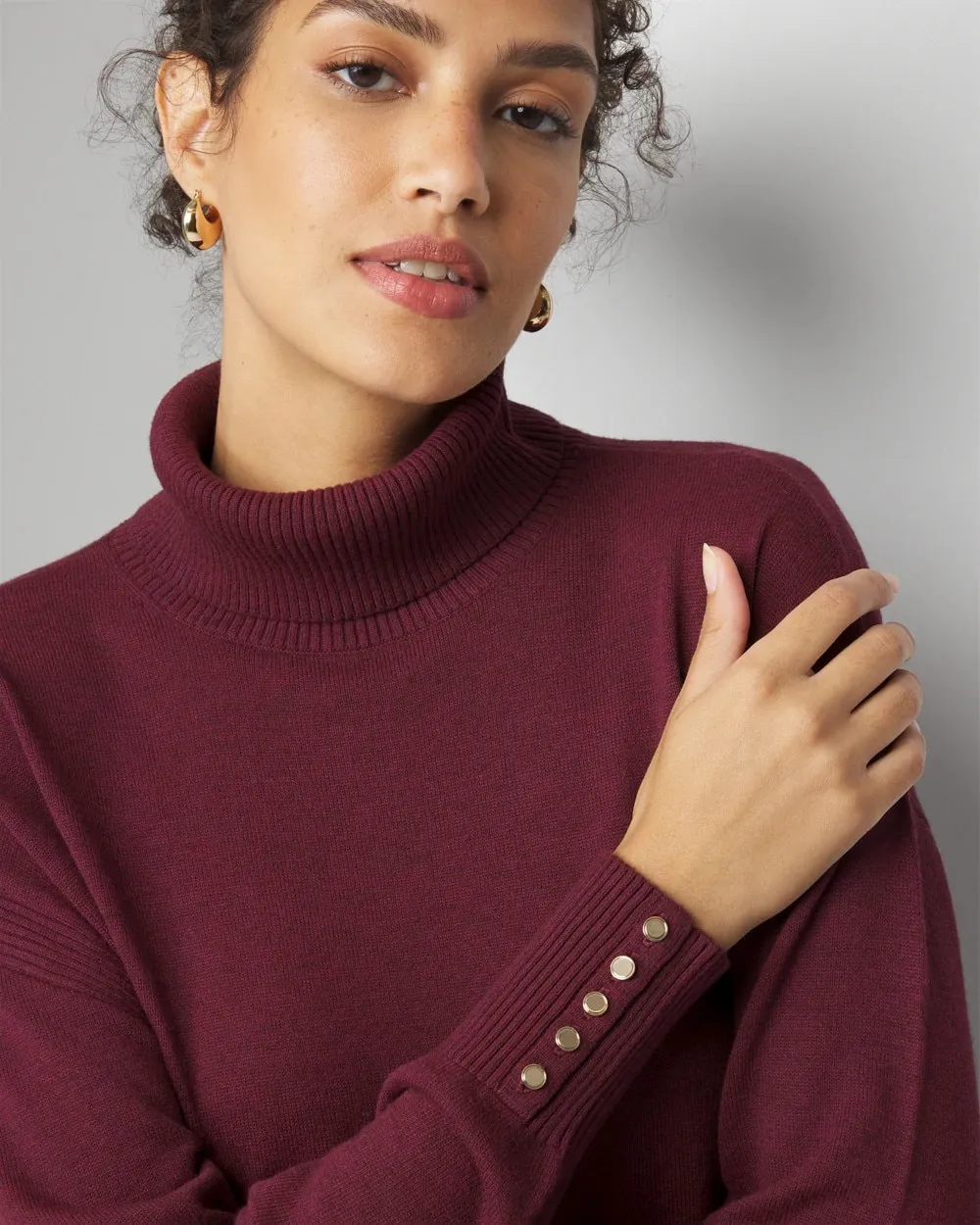 Relaxed Turtleneck Sweater