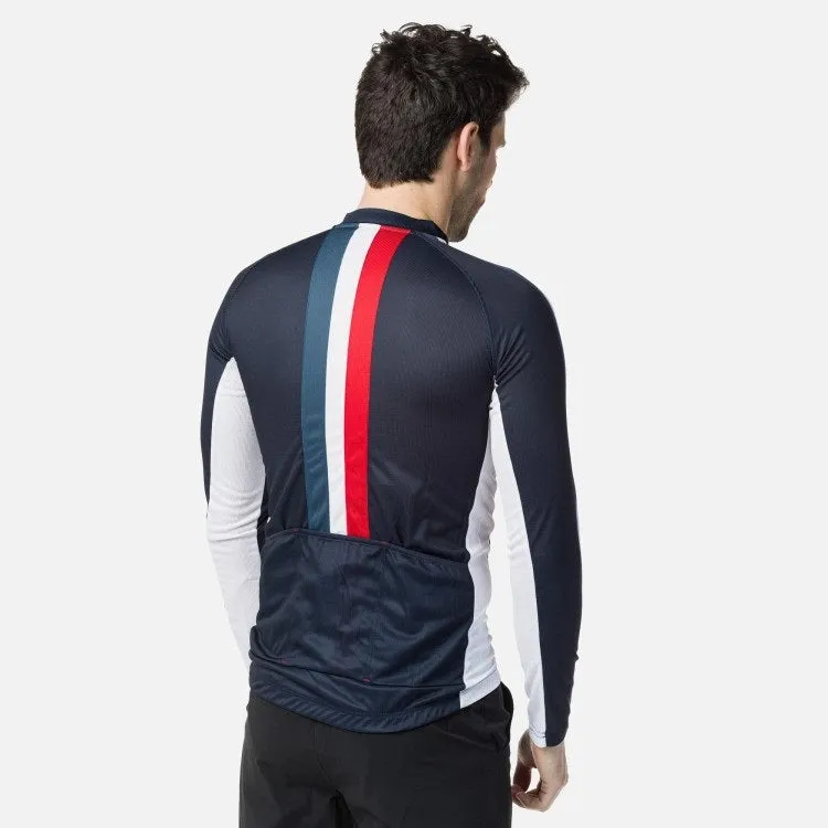 Rossignol Mens Bike Long Sleeves Sportchic in Navy