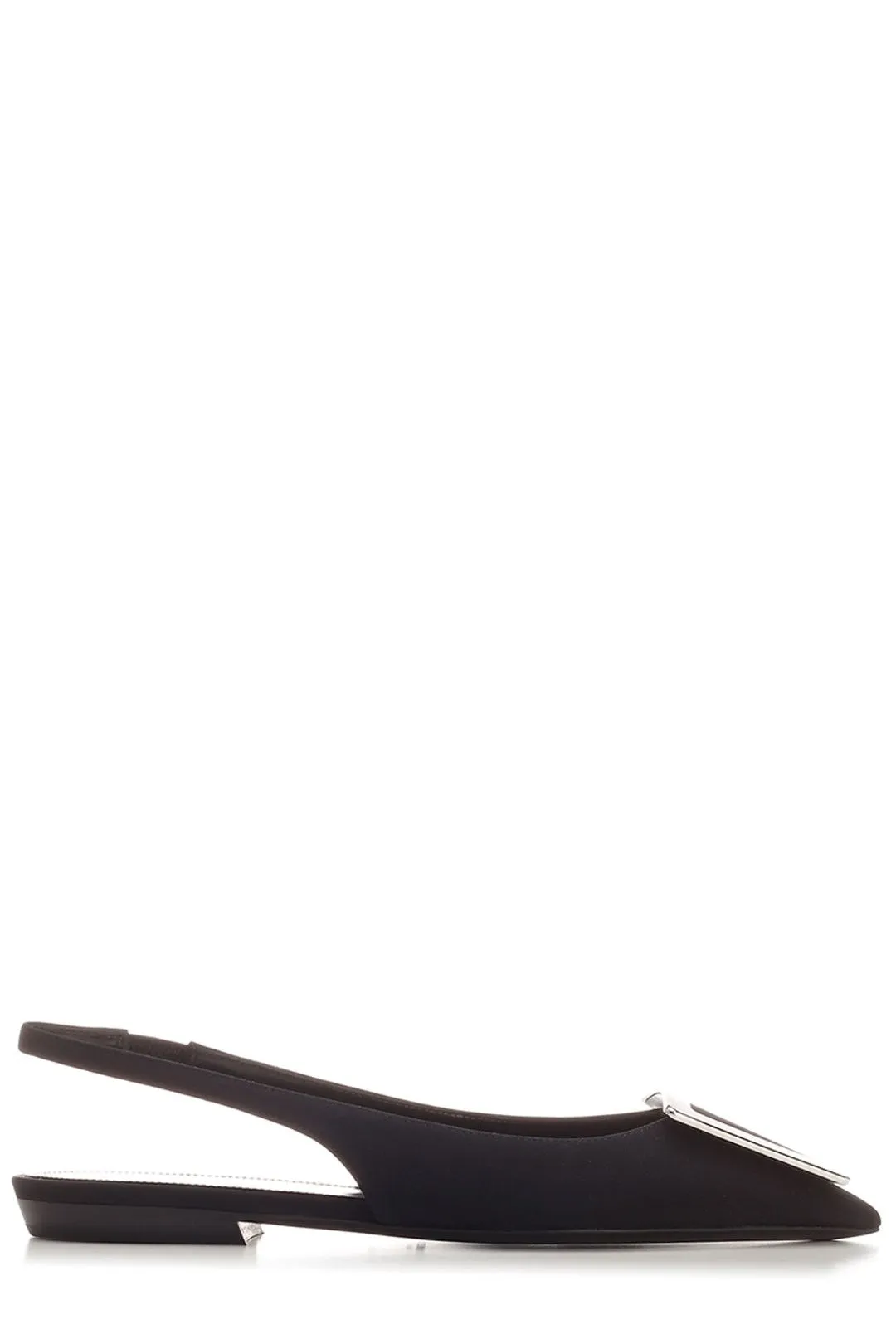 Saint Laurent Maxine Pointed Toe Ballerina Shoes