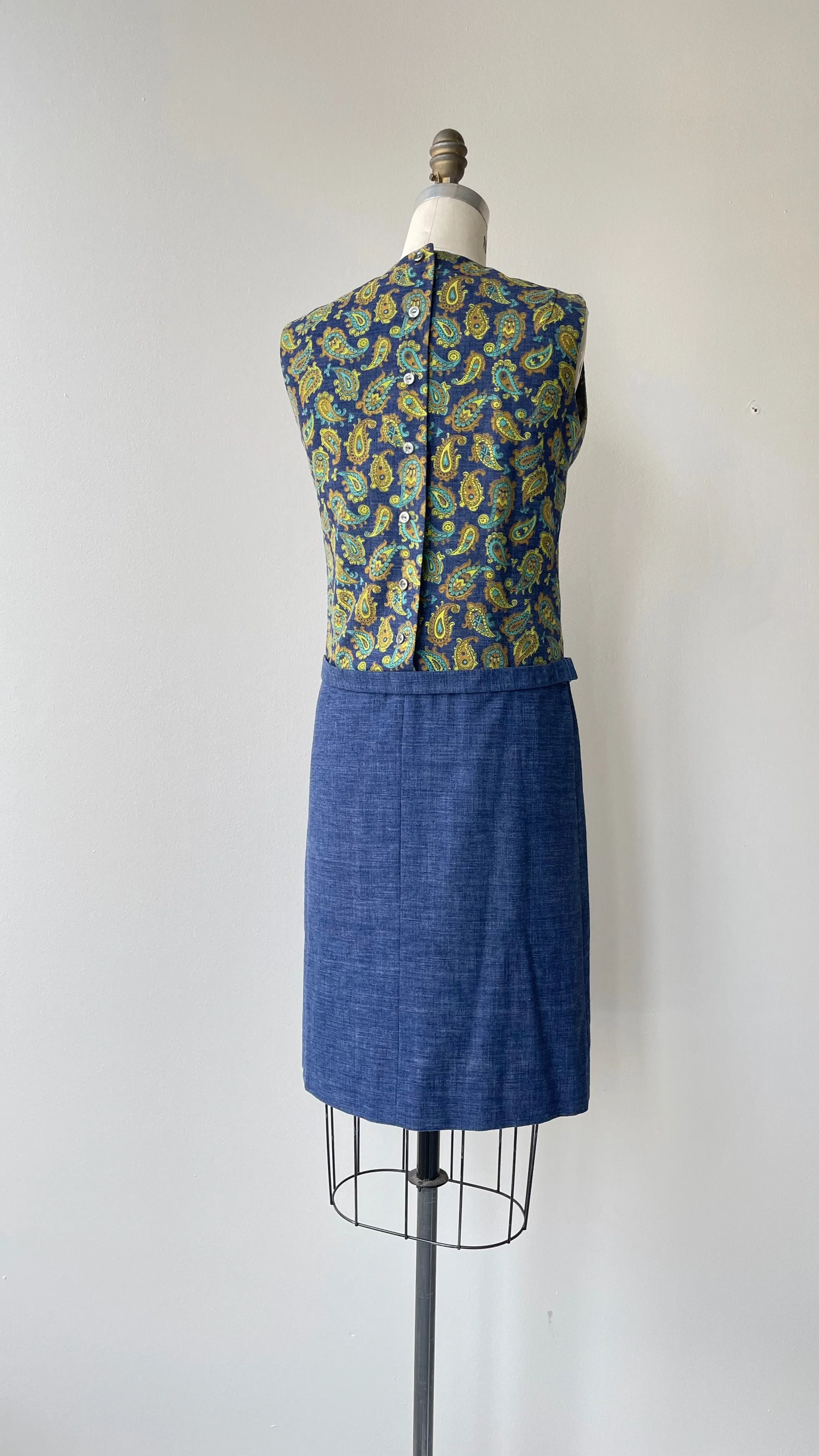 SALE Vintage Paisley Shift | 1960s