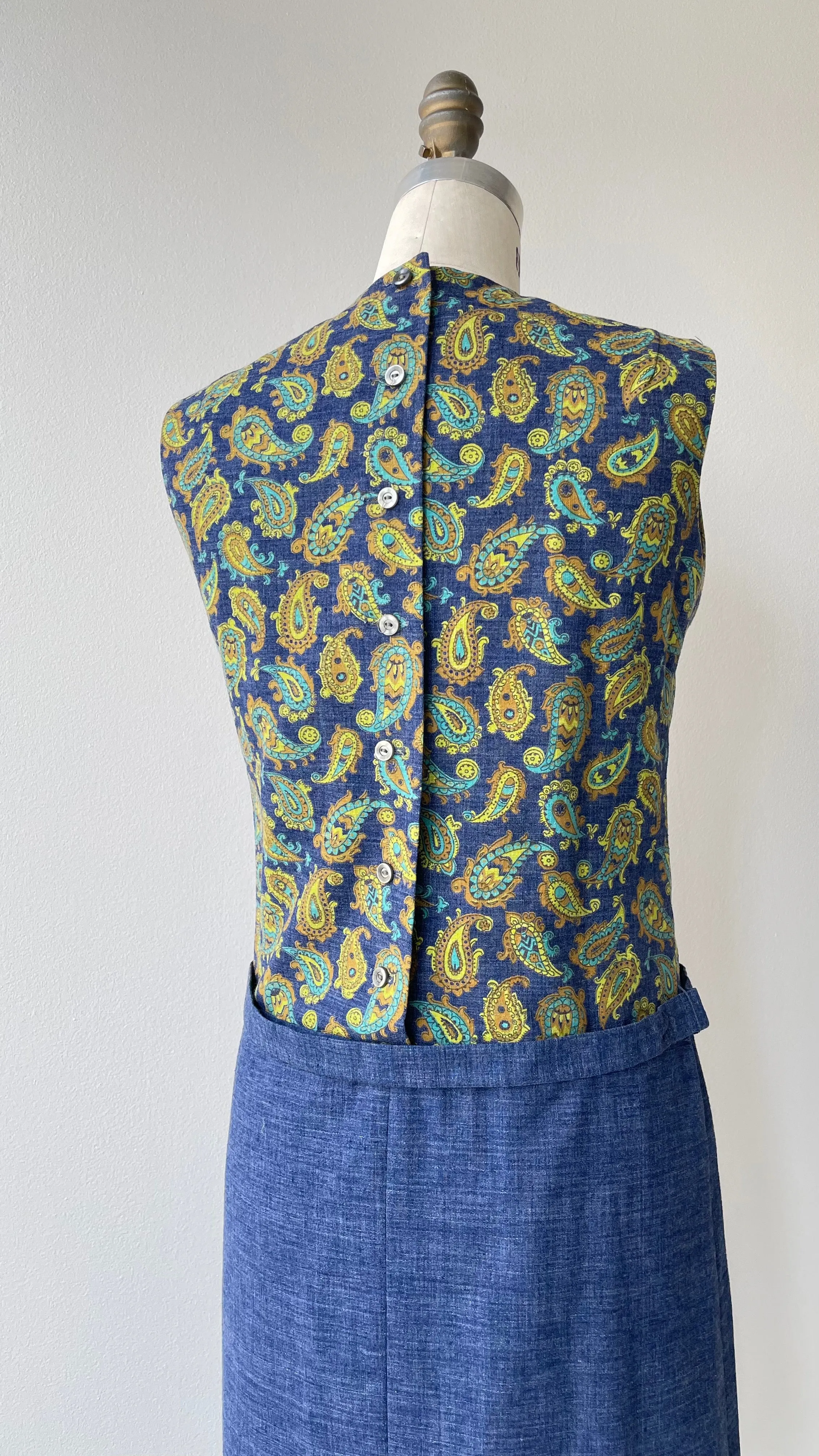 SALE Vintage Paisley Shift | 1960s