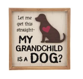 Shadow Box Plaque- Dog