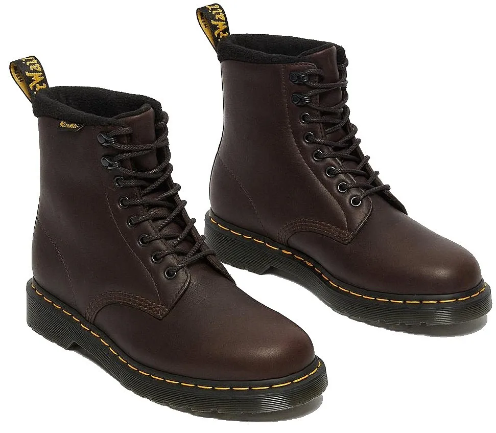 shoes Dr. Martens 1460 Pascal - Dark Brown Valor WP