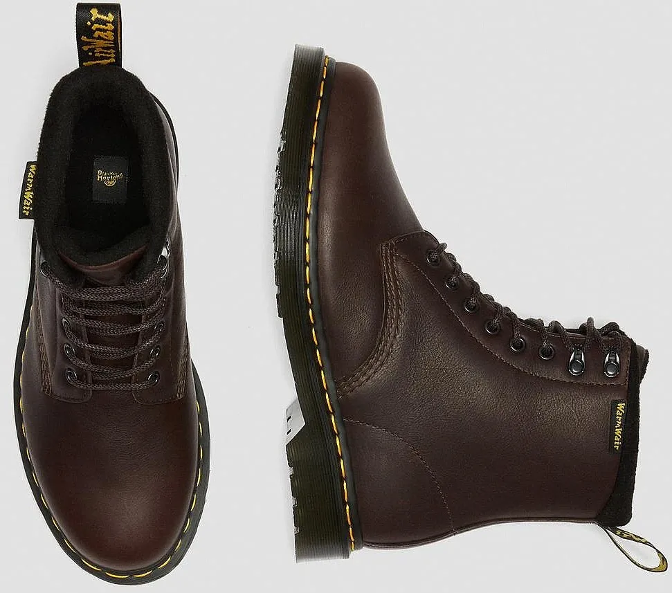 shoes Dr. Martens 1460 Pascal - Dark Brown Valor WP