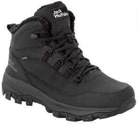 shoes Jack Wolfskin Everquest Texapore Mid M - Black - men´s