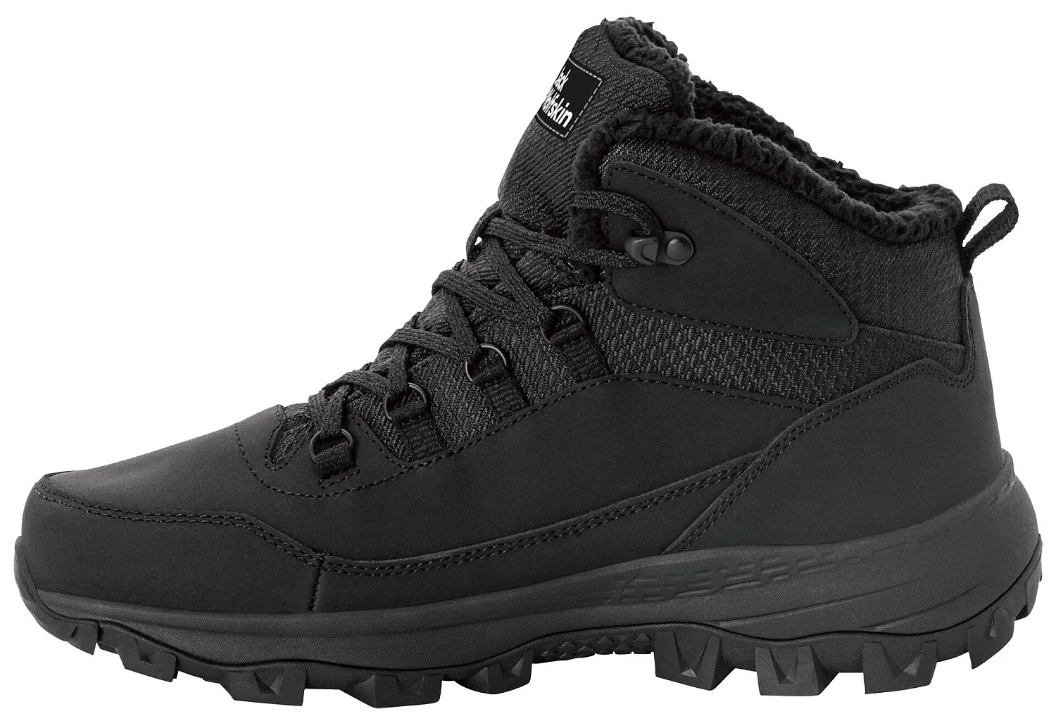 shoes Jack Wolfskin Everquest Texapore Mid M - Black - men´s