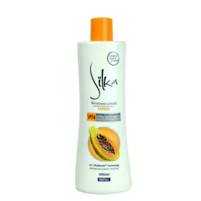 Silka Lotion éclaircissante pour la peau à la papaye 500 Ml