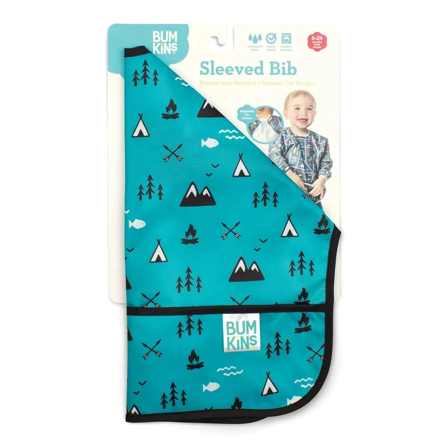 Sleeved Bib: Outdoors