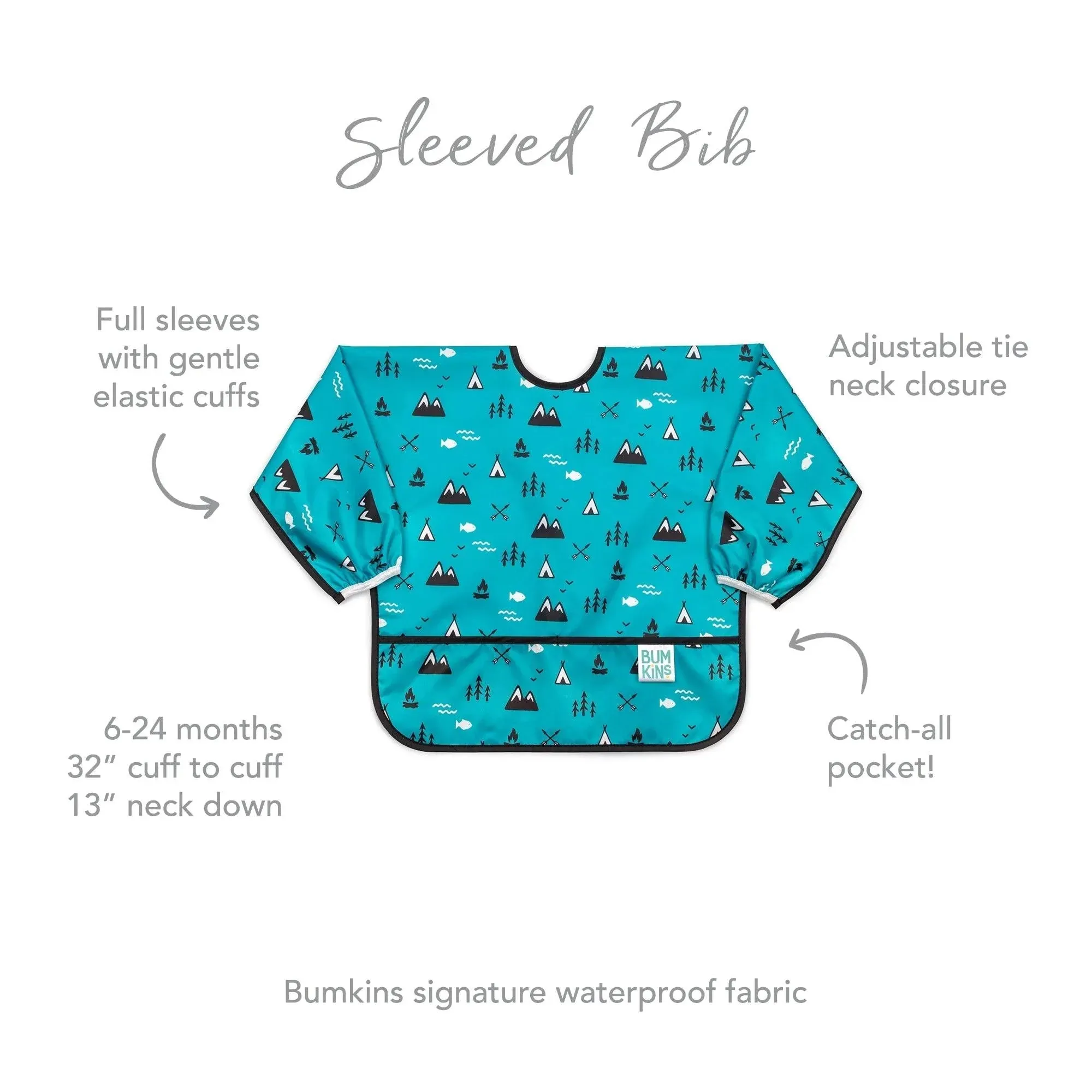 Sleeved Bib: Outdoors