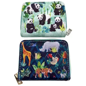 Small Zip Around Wallet - Animal Kingdom PUR130