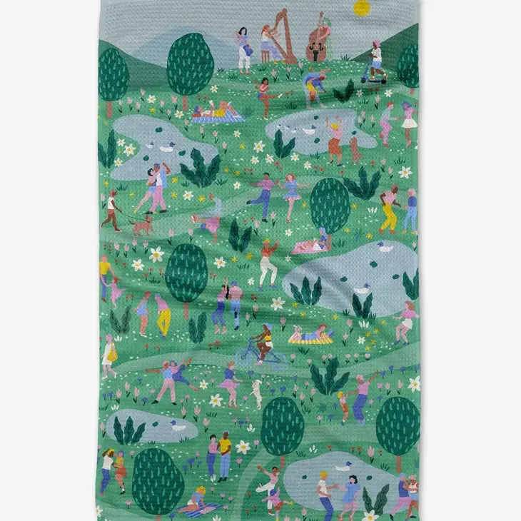 Spring Festival Tea Towel