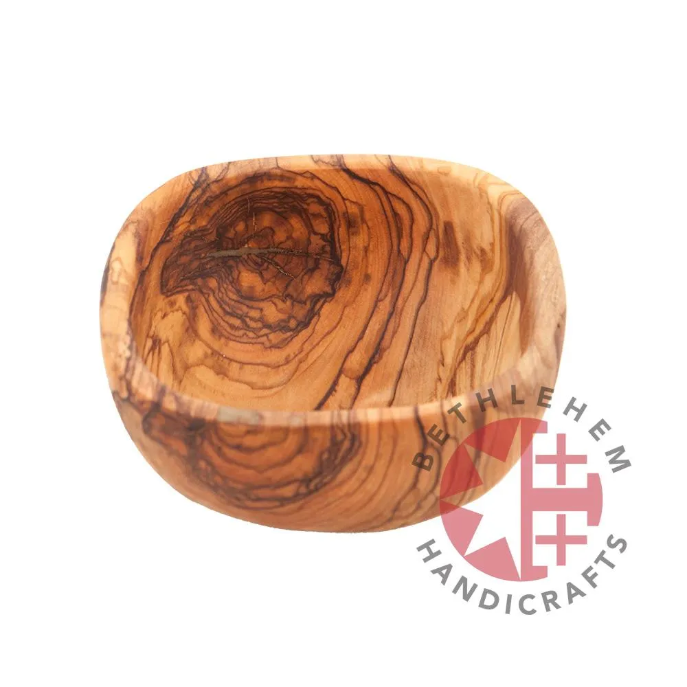 Square Olive Wood Bowl