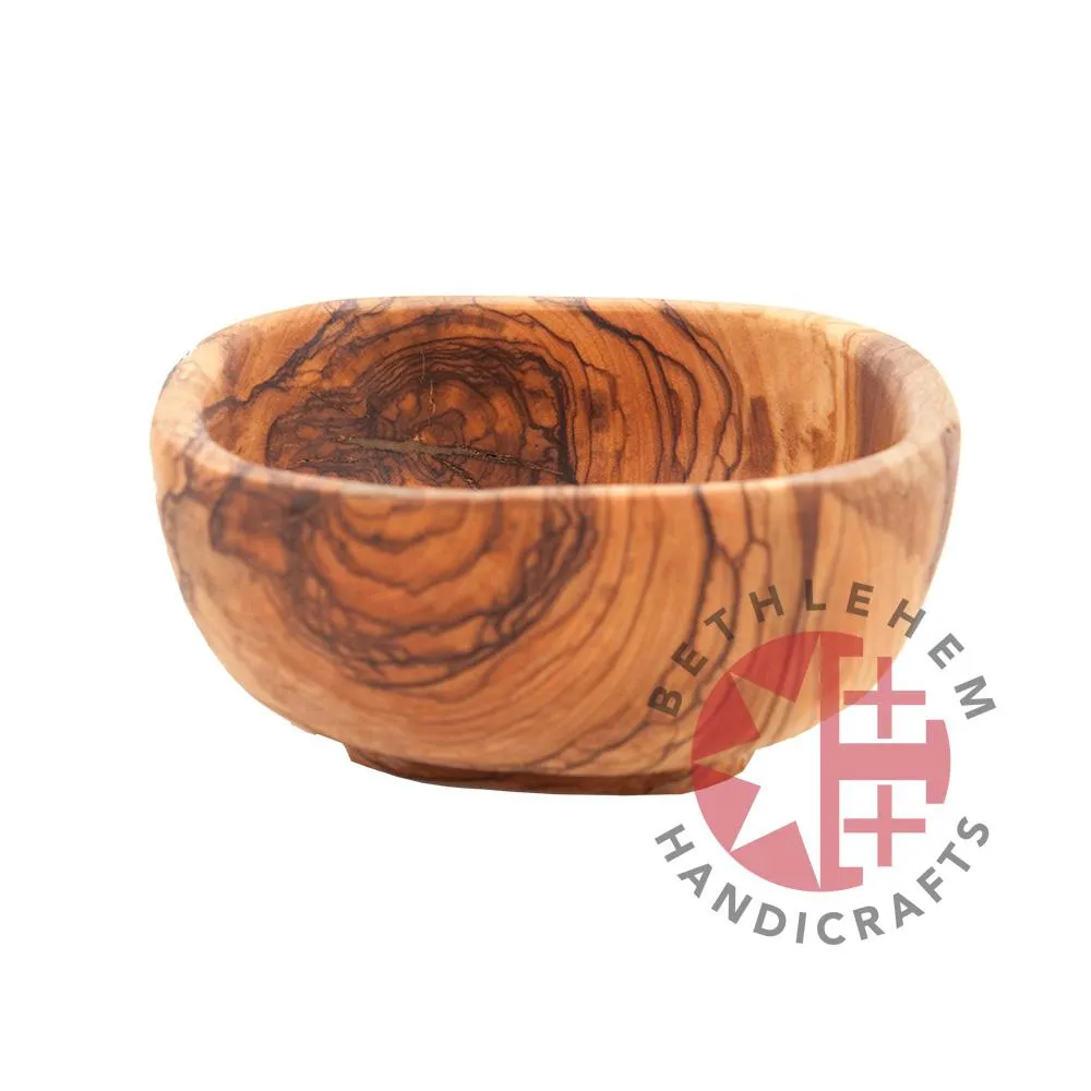 Square Olive Wood Bowl