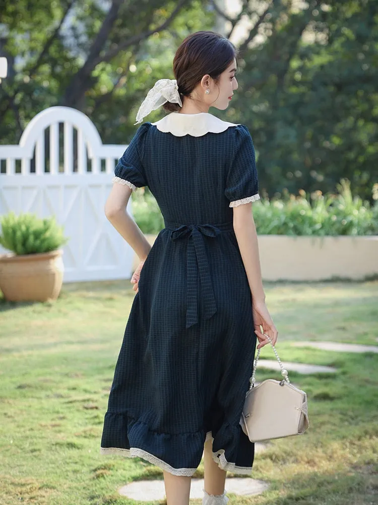 Summer Meadows Vintage Academia Aesthetic Dress