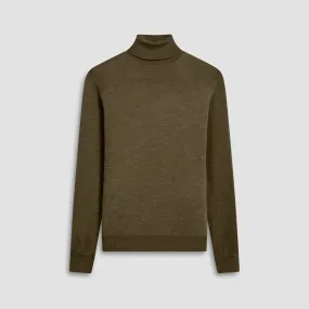 Super Merino Solid Turtleneck Sweater