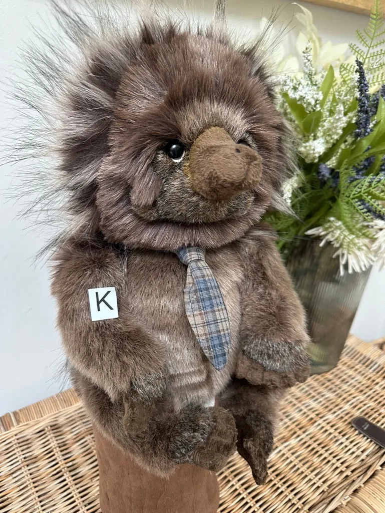 Sydney 37cm Bearhouse Bears Collection Plush Echidna Spiny Anteater