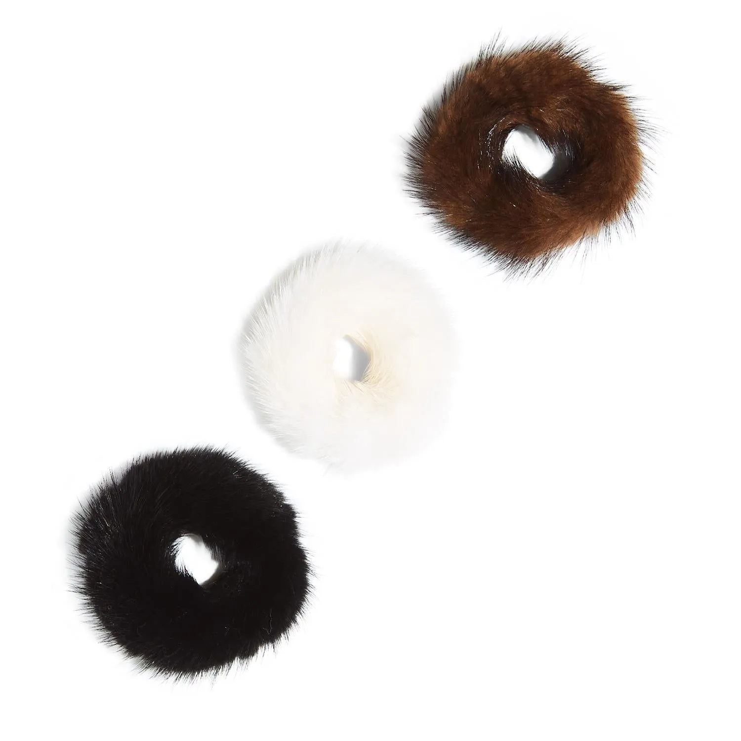 THE REAL MINK FUR SCRUNCHIE