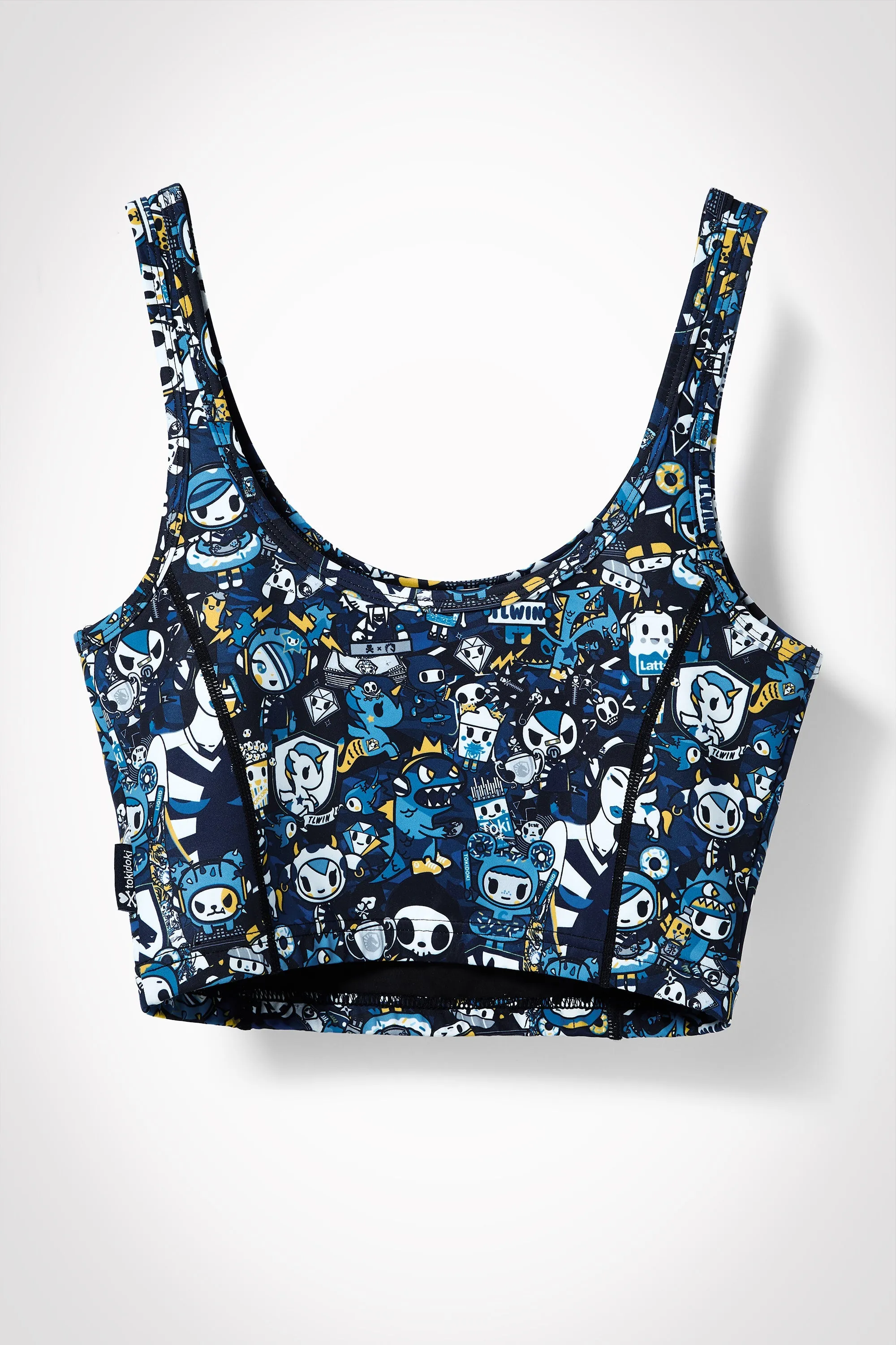 TOKIDOKI x LIQUID WOMENS CROPPED ATHLETIC TANK TOP