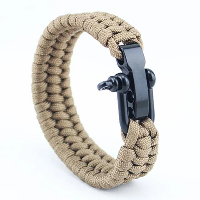 Triple Braided Stainless Steel Paracord Bracelets