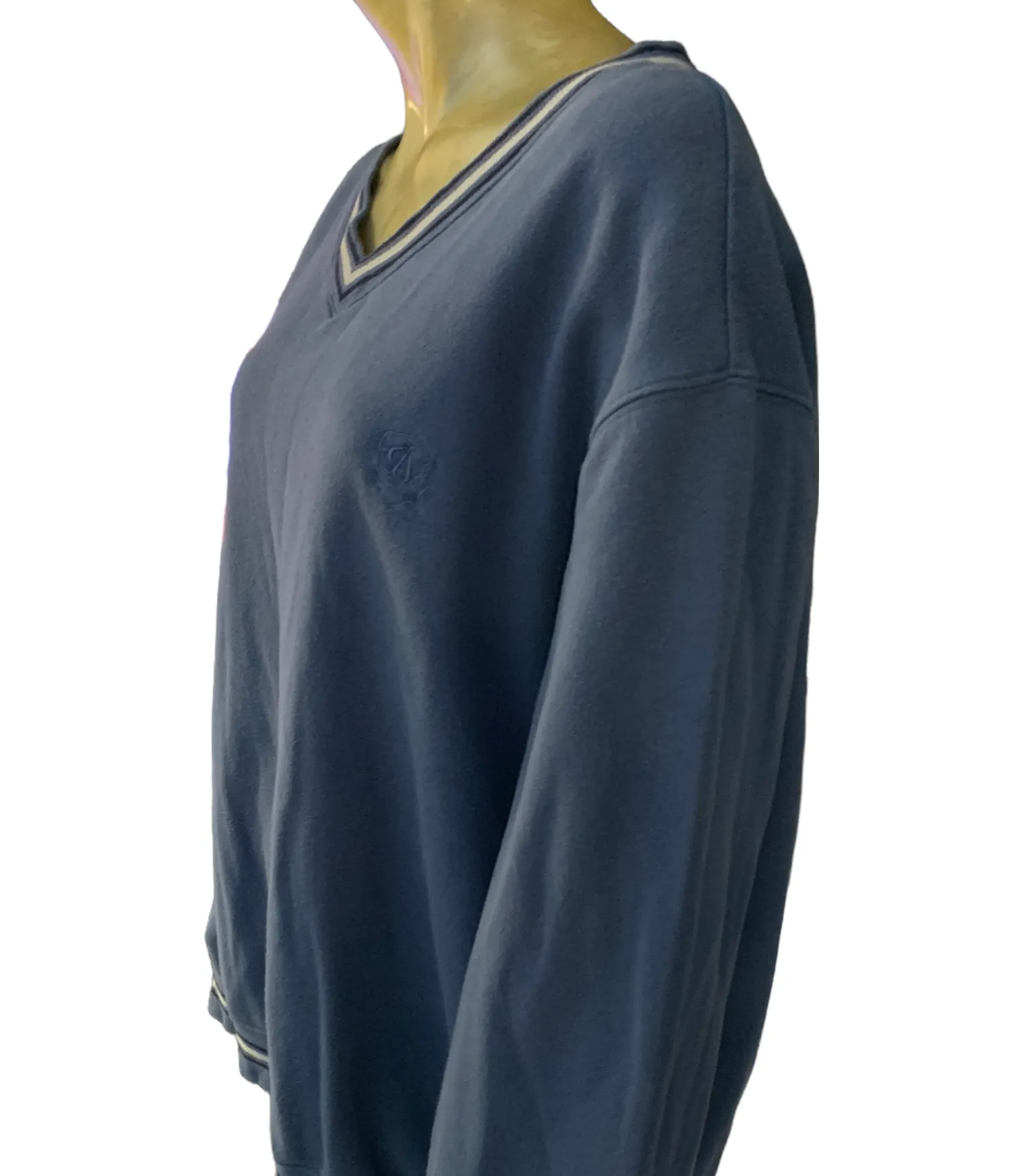 V-neck sweatshirt