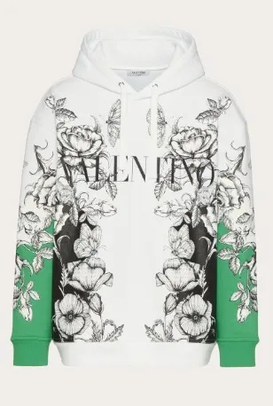 VALENTINO  |Street Style Long Sleeves Logo Luxury Sweatshirts