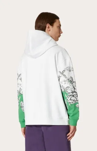 VALENTINO  |Street Style Long Sleeves Logo Luxury Sweatshirts