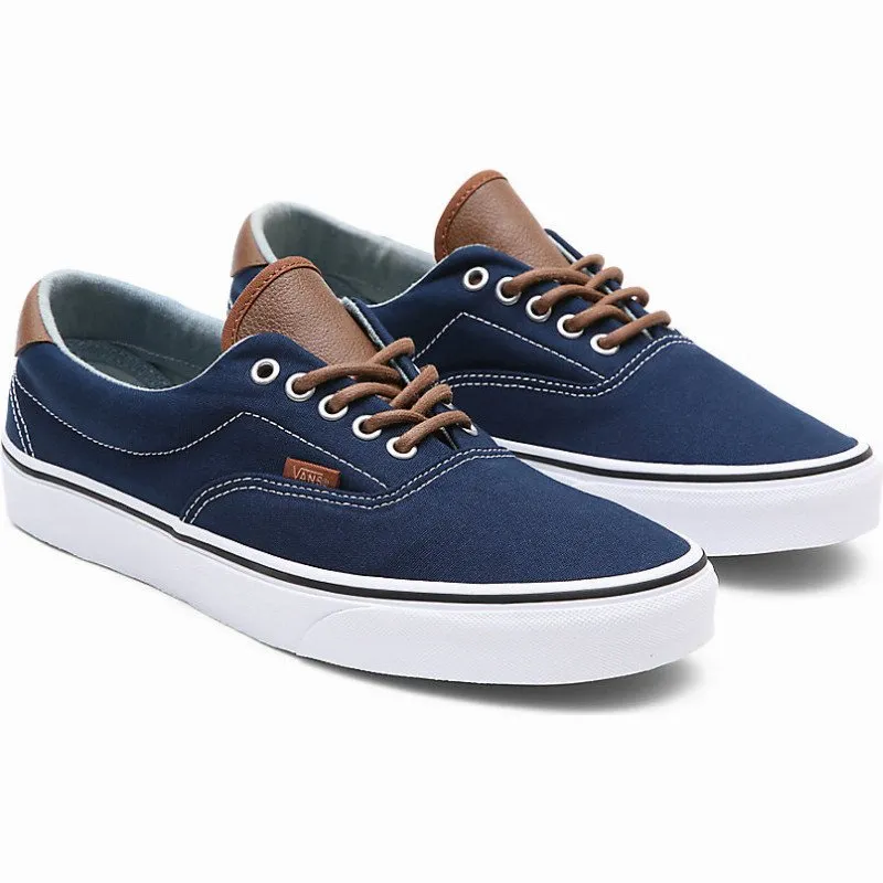 Vans C&L ERA 59 SHOES ((C&L) DRESS BLUES/ACID DENIM) WOMEN BLUE