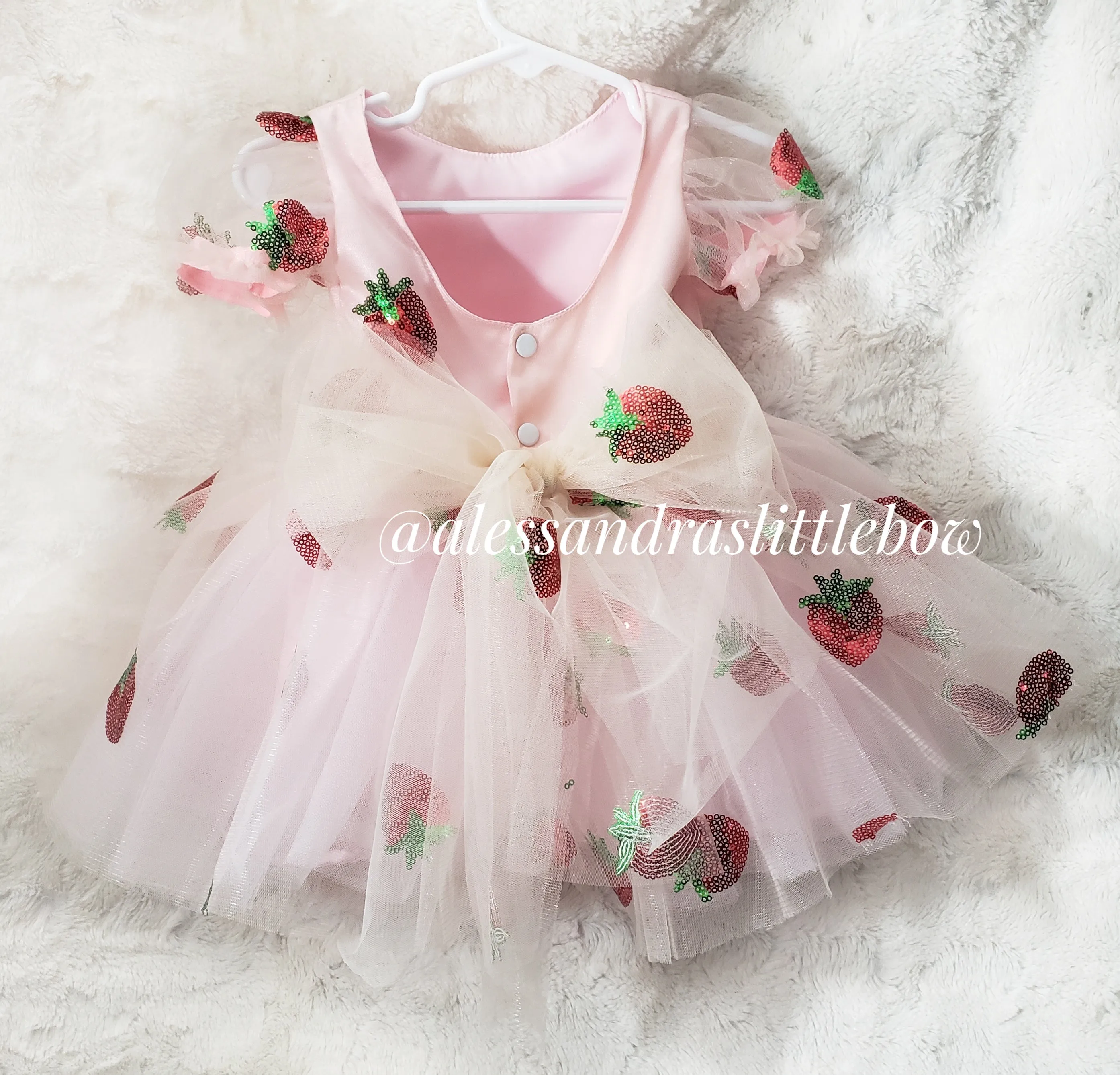 Vintage Strawberry Dress