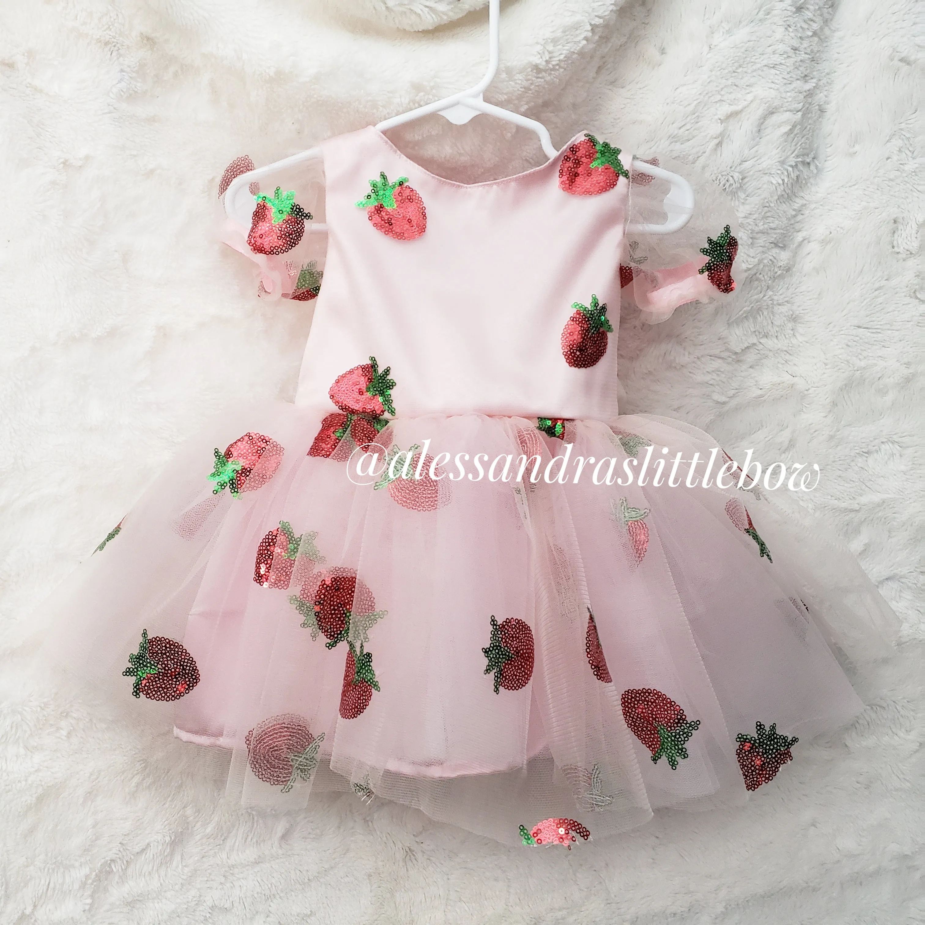 Vintage Strawberry Dress