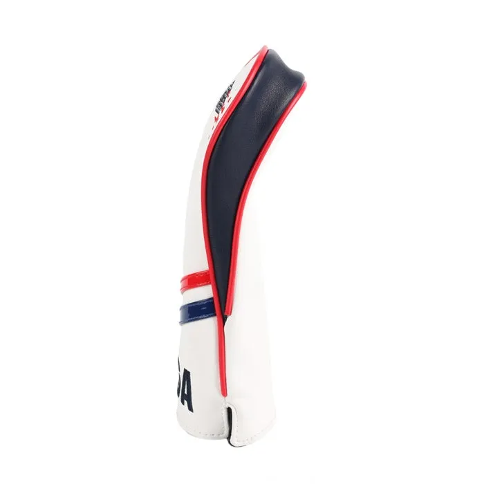 Volf Golf Red White Blue Leather USA Headcovers