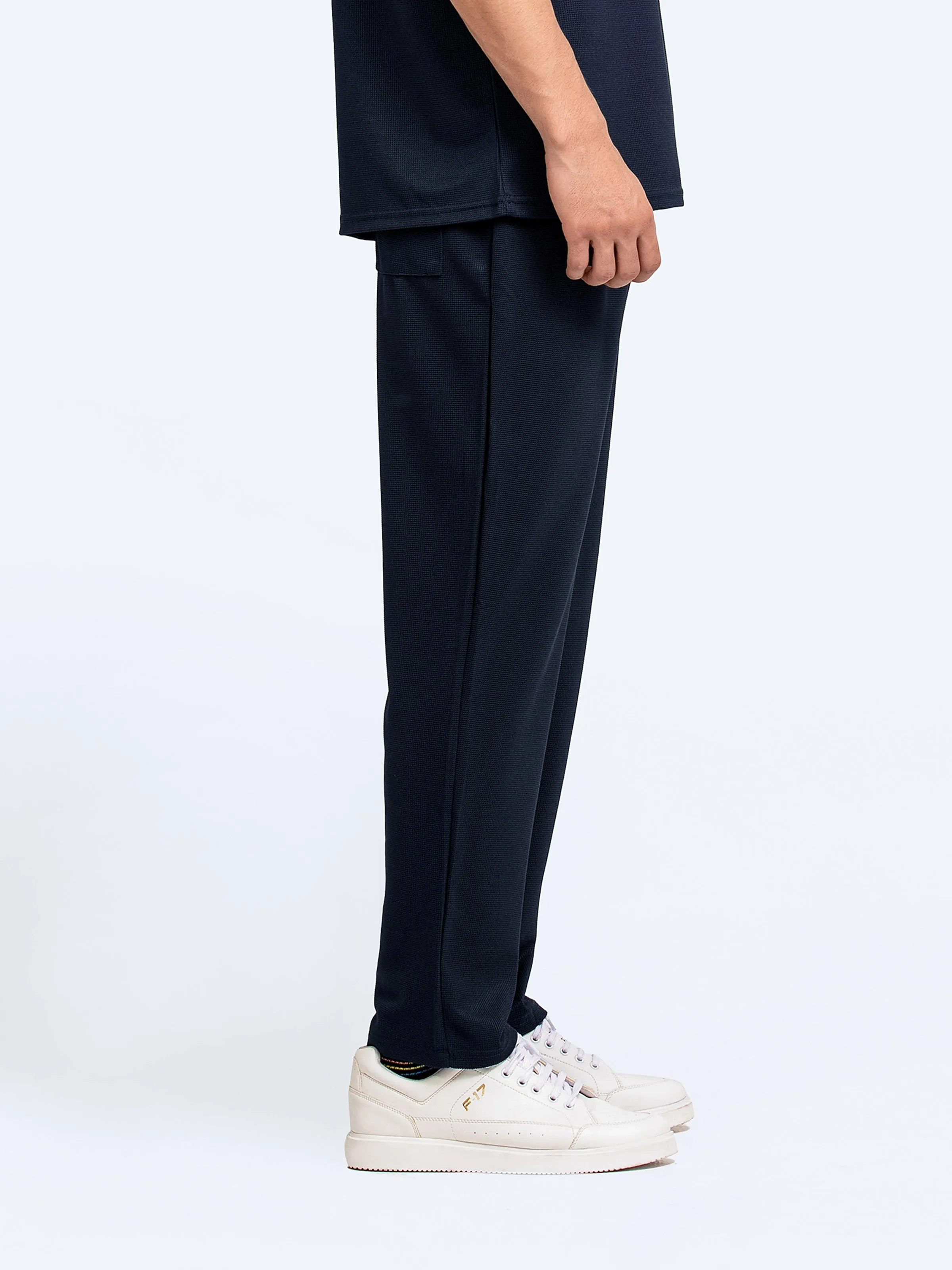 Waffle Knit Co-Ord Set Jog Pant - FMBT24-053